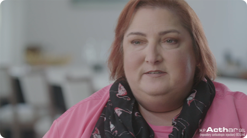 Cathy Acthar Gel patient lupus video
